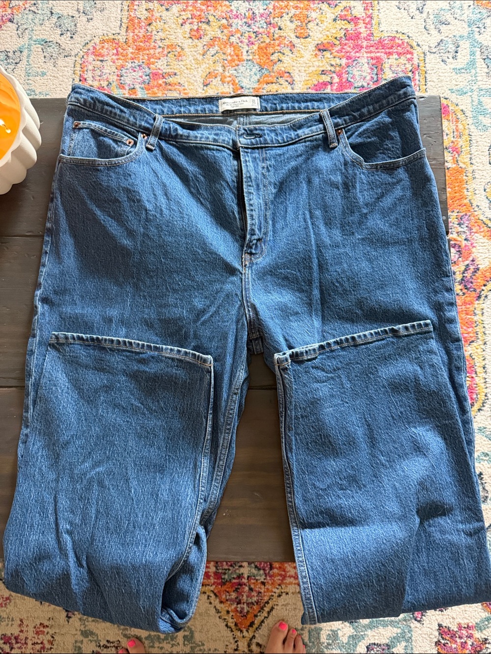Abercrombie & Fitch High Rise 90s Relaxed Jean